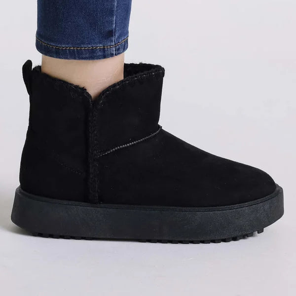 Judy - Stitched-Trim Platform Boots