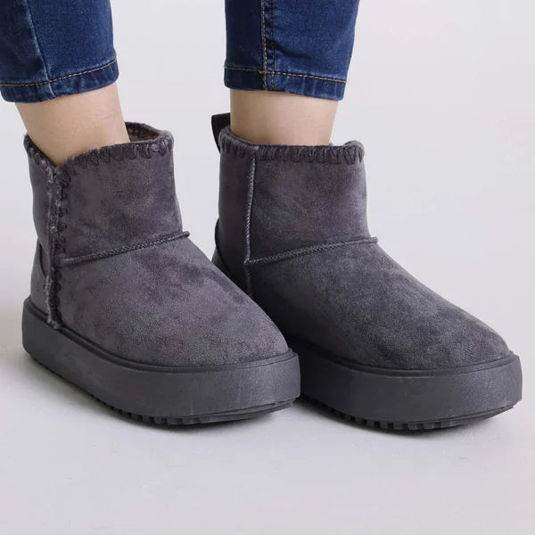 Judy - Stitched-Trim Platform Boots
