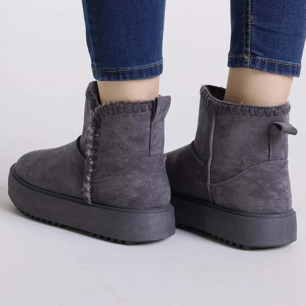 Judy - Stitched-Trim Platform Boots