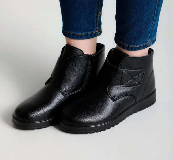 Brenna - Strap-Detail Comfort Ankle Boots