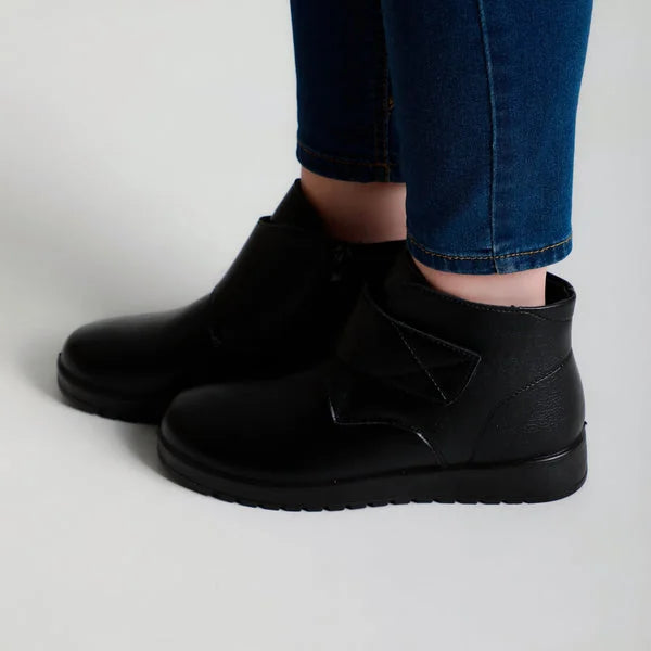 Brenna - Strap-Detail Comfort Ankle Boots