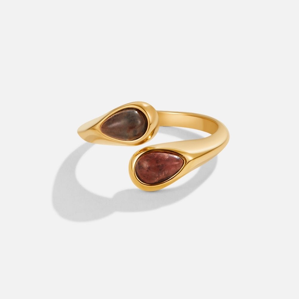 Sadie - Tiger's Eye Wrap Ring