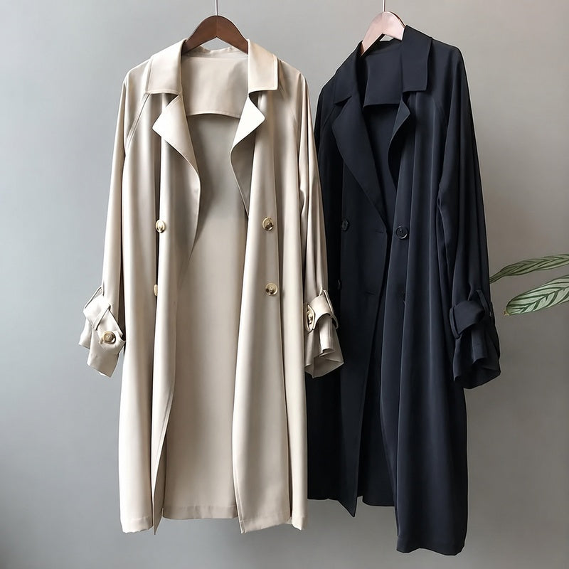 Katherine - Refined Longline Trench Coat - view 3