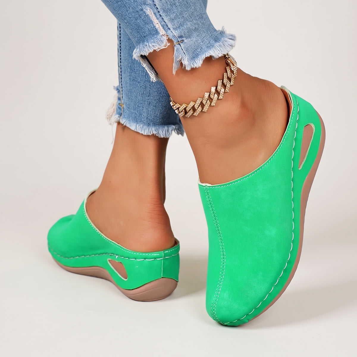 Unlined Orthopedic Slippers Colleen