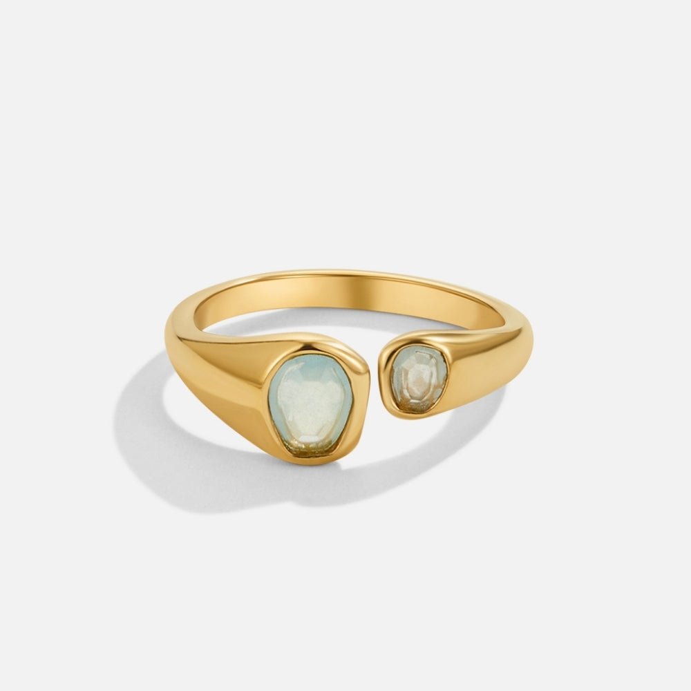 Clara - Vintage Aquamarine Wrap Ring
