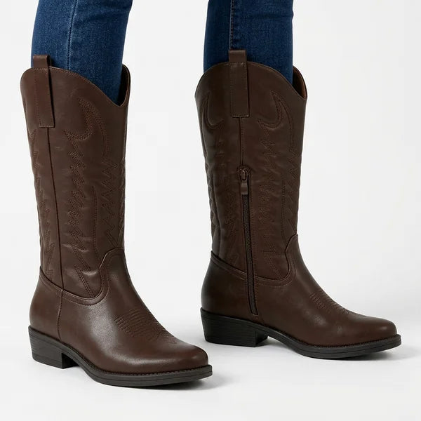 Dakota - Western Mid-Calf Boots