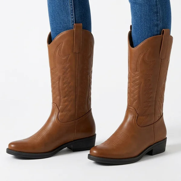 Dakota - Western Mid-Calf Boots