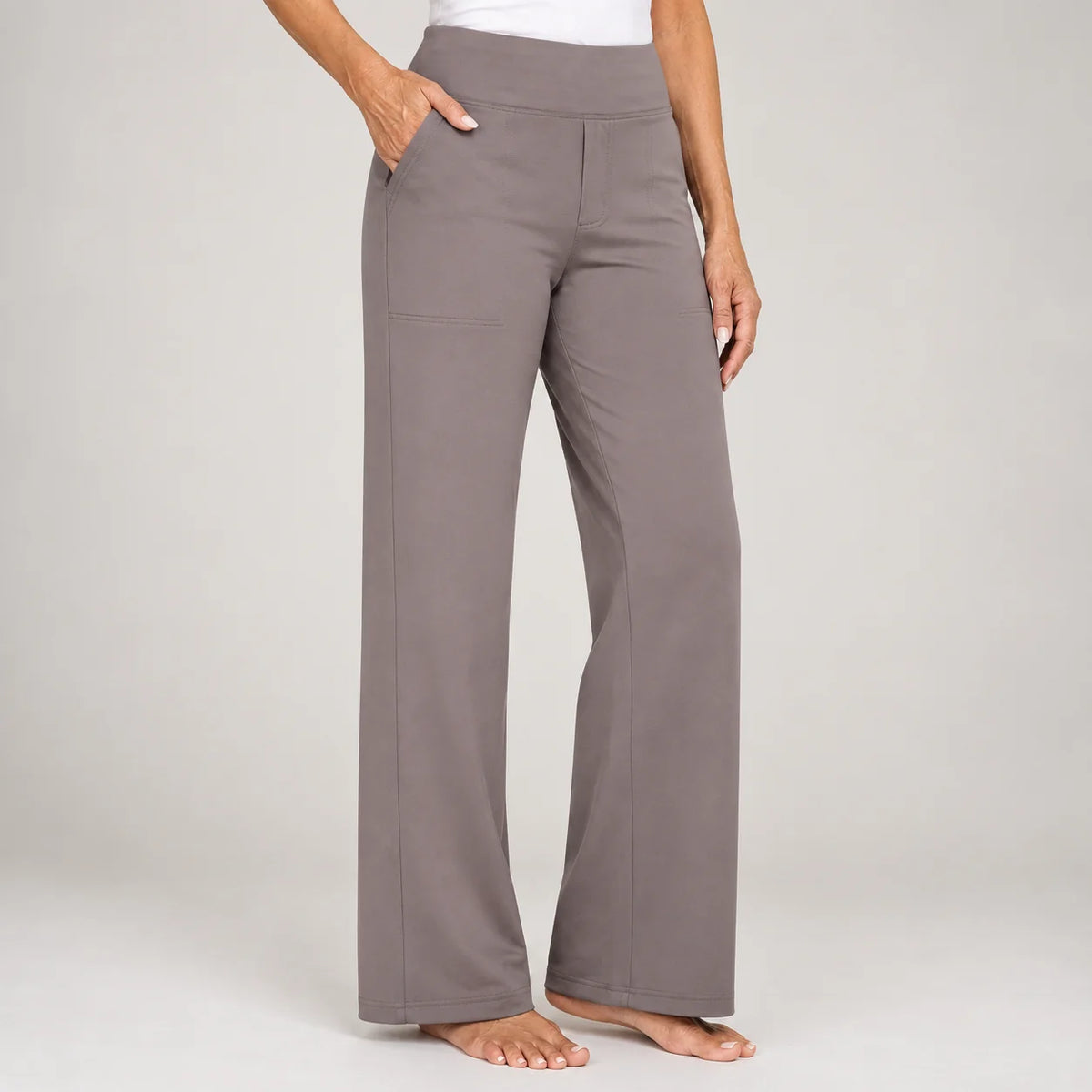 Joan - Wide-Leg Stretch Pants