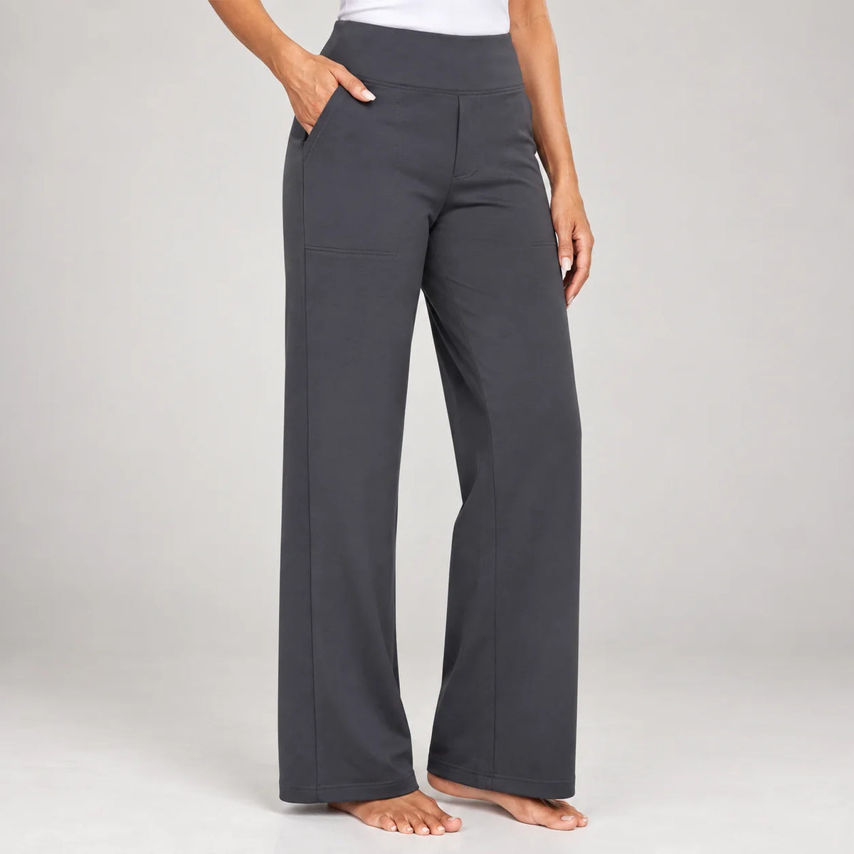 Joan - Wide-Leg Stretch Pants