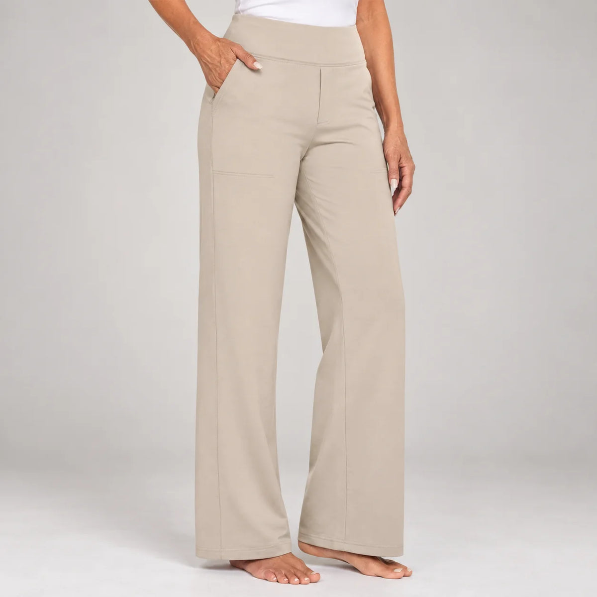 Joan - Wide-Leg Stretch Pants