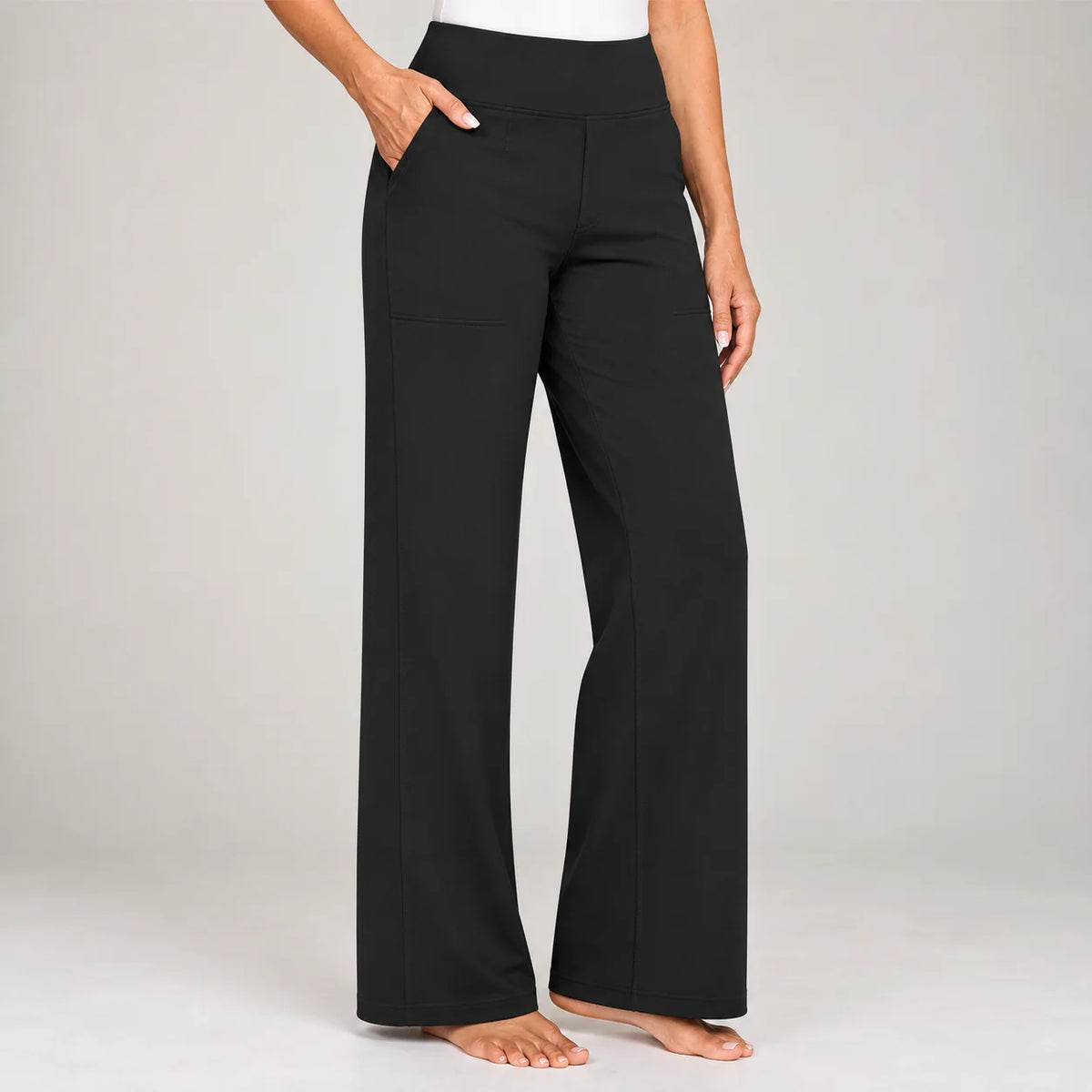 Joan - Wide-Leg Stretch Pants