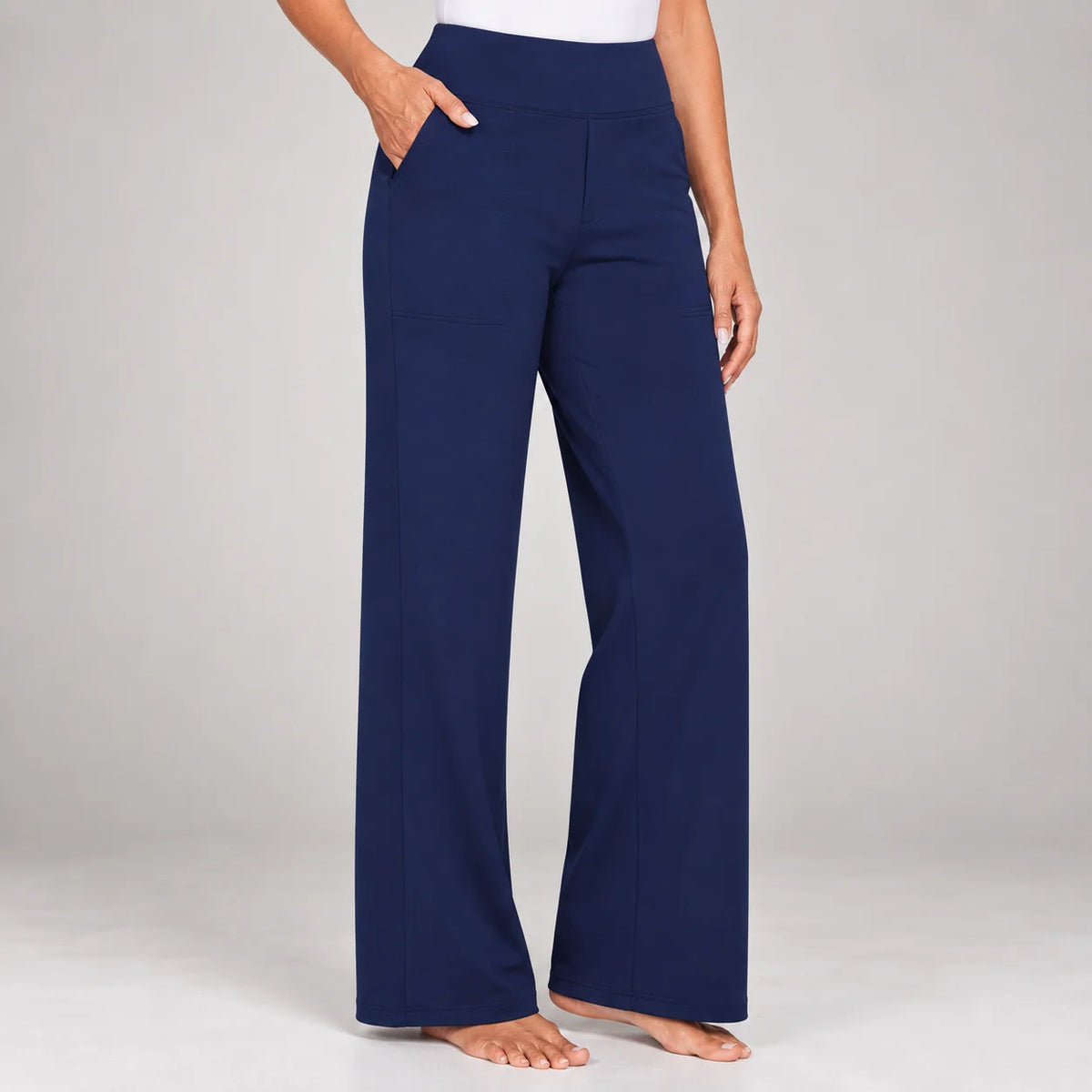 Joan - Wide-Leg Stretch Pants