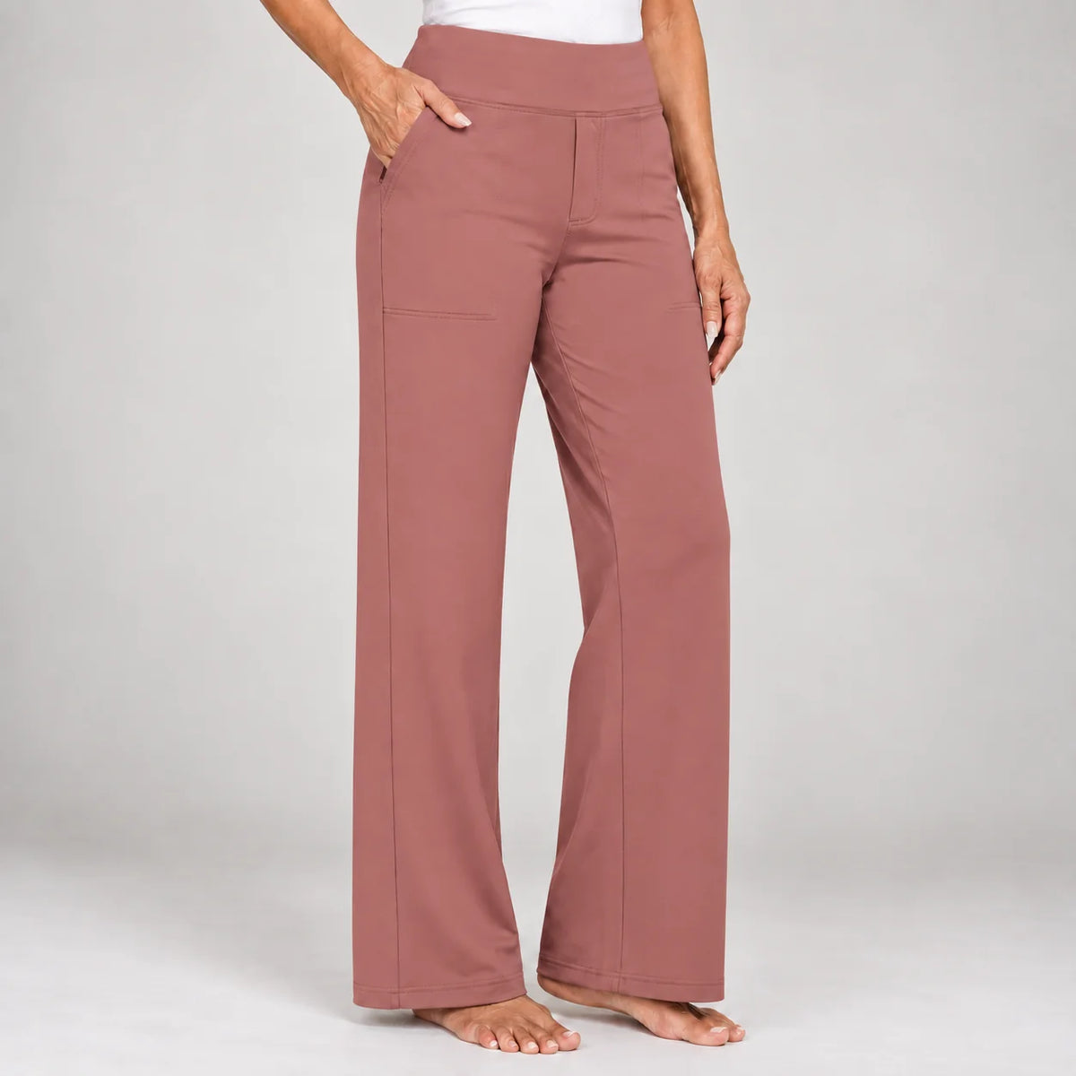 Joan - Wide-Leg Stretch Pants