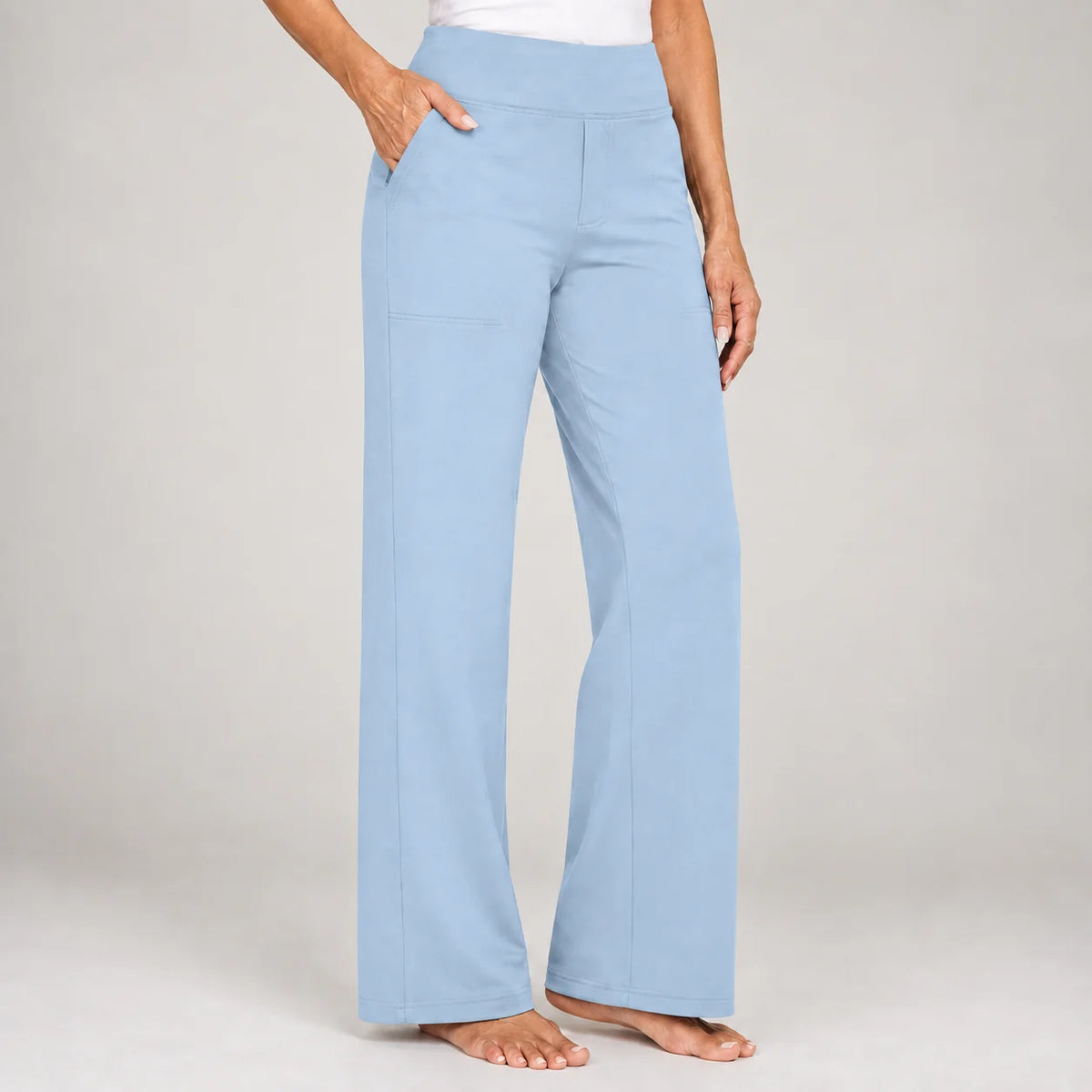 Joan - Wide-Leg Stretch Pants
