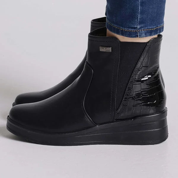 Debbie - Zip Platform Comfort Ankle Boots